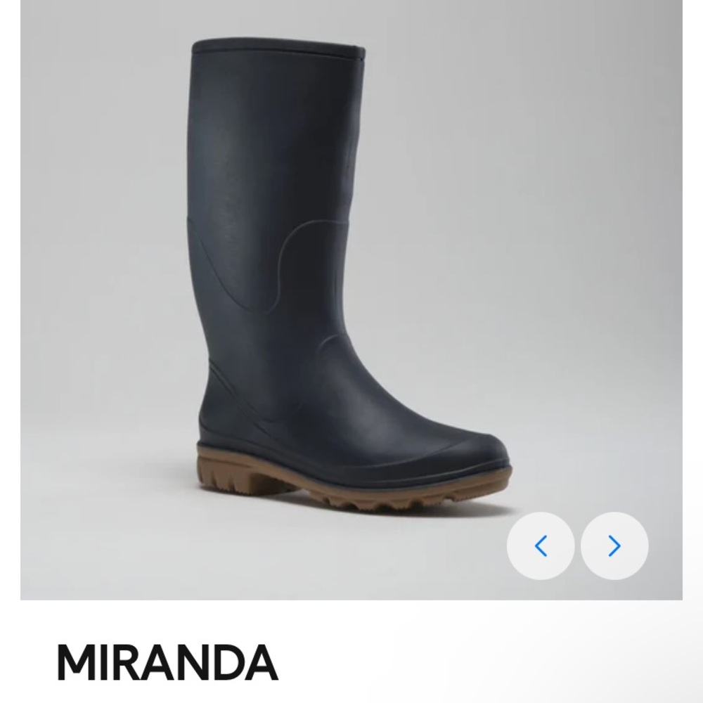 NIB Kamik Miranda Navy Women’s Rain Boots & NWT